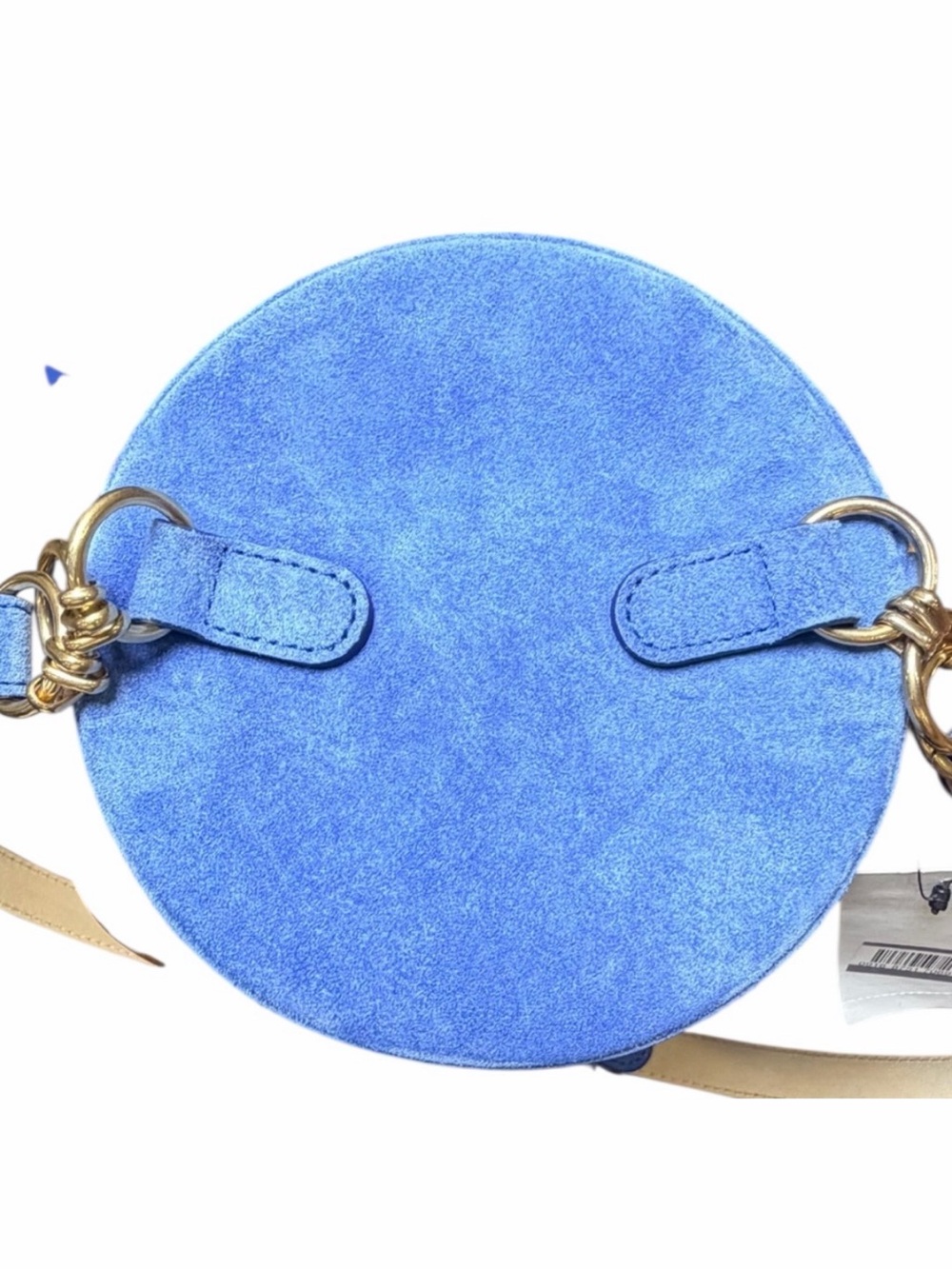 Longchamp Cavalcade Round Suede Belt Bag in Blue NWT - Picture 10 of 10